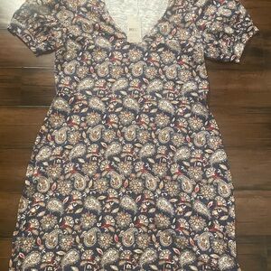 Boden Women's Paisley Midi Dress - Blue and Red